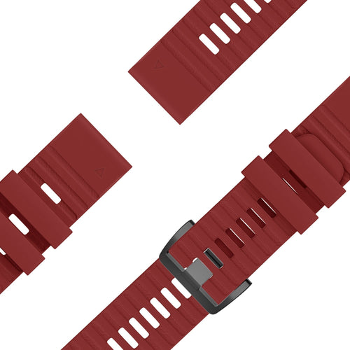 Bandz Correa silicona con hebilla Garmin Approach S70 - 47mm (rojo)