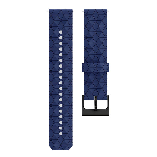 Correa silicona 'Hexa' Amazfit GTR 4 (azul oscuro)