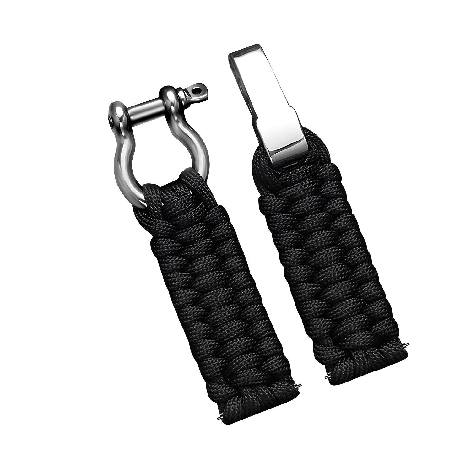 Coros Pace 2 Nylon Rope Strap (Black)