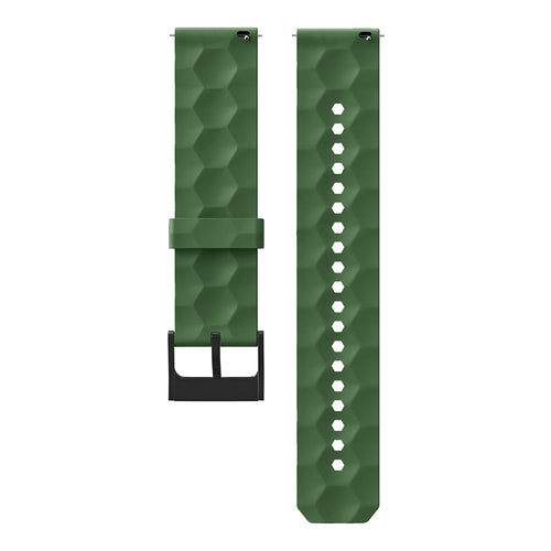 Correa silicona 'Hexágonos' Huawei Watch GT 7 Pro (verde militar)