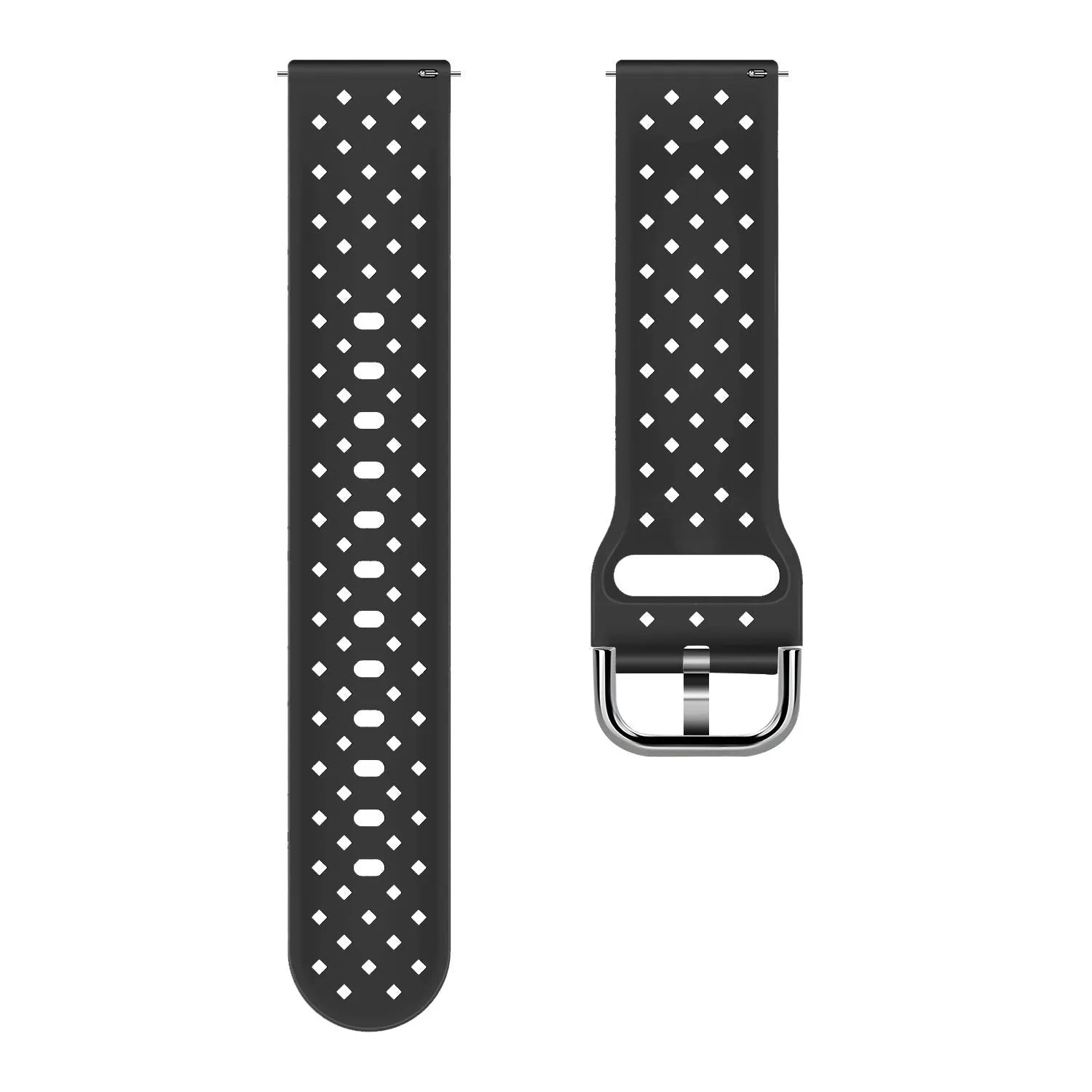 Correa silicona trenzada Amazfit GTR Mini (negro)