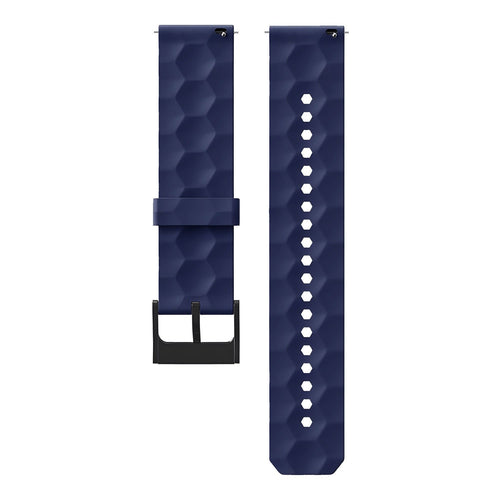Redmi Watch 5 Active Silicone Hexa Strap (Dark Blue)