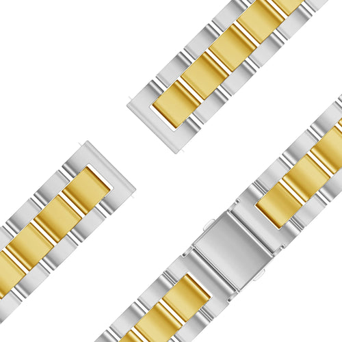 Bandz Correa acero 'Classic' Pebble Round 2 - 14mm (plata/oro)