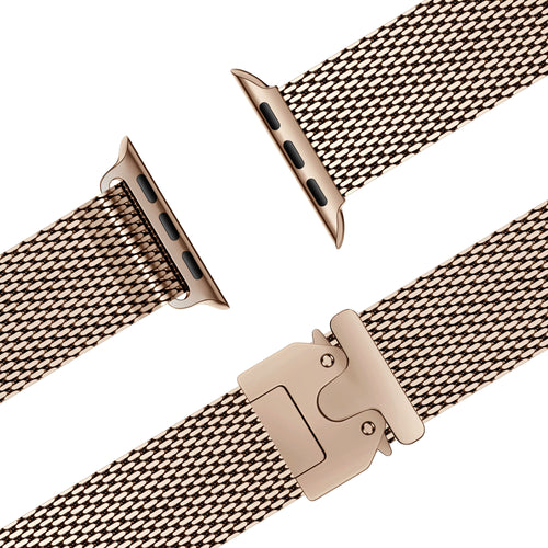 Bandz Correa milanesa Loop con hebilla-P Apple Watch Ultra (oro rosado)