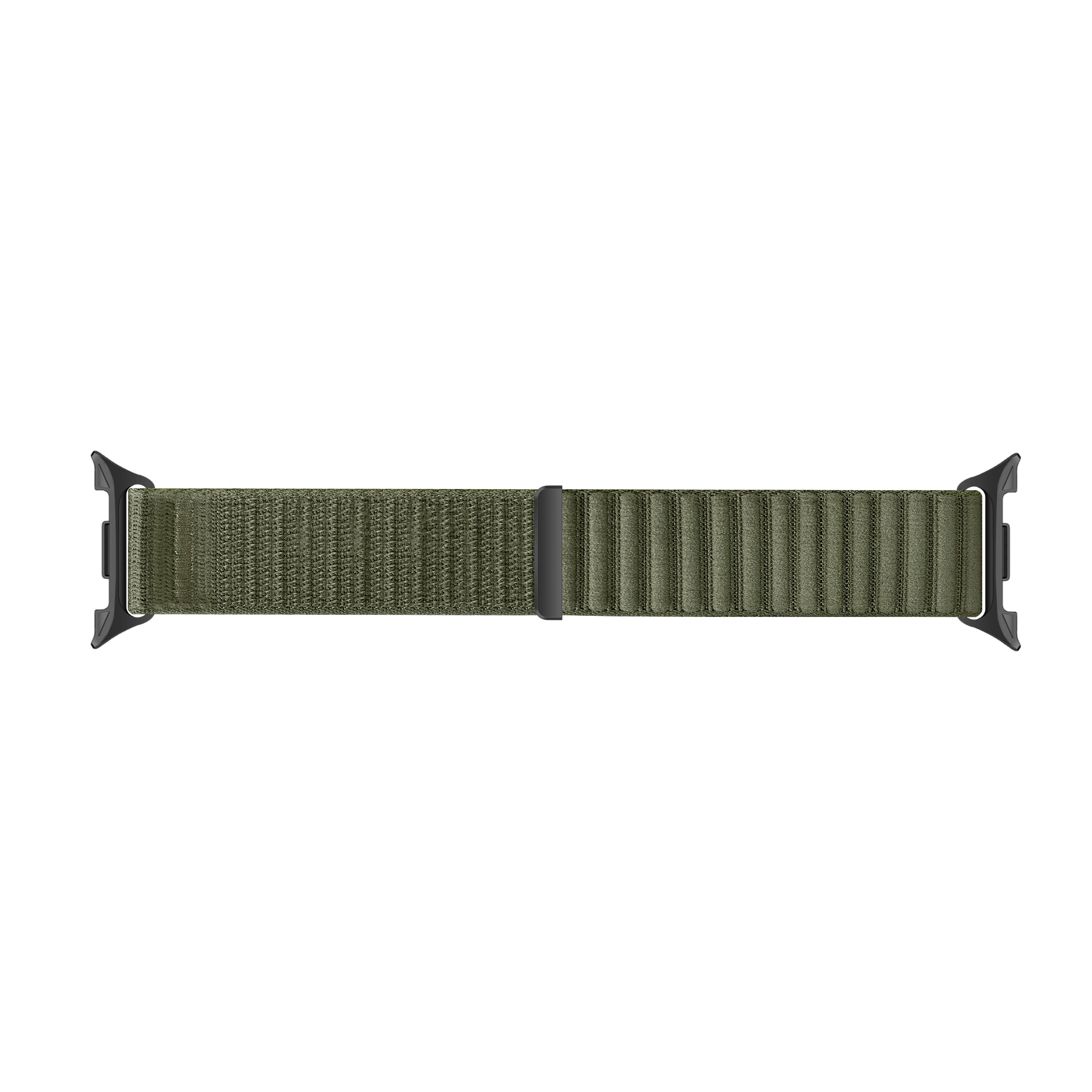 Correa nylon ondulada Samsung Galaxy Watch 9 - 40mm (verde oscuro)