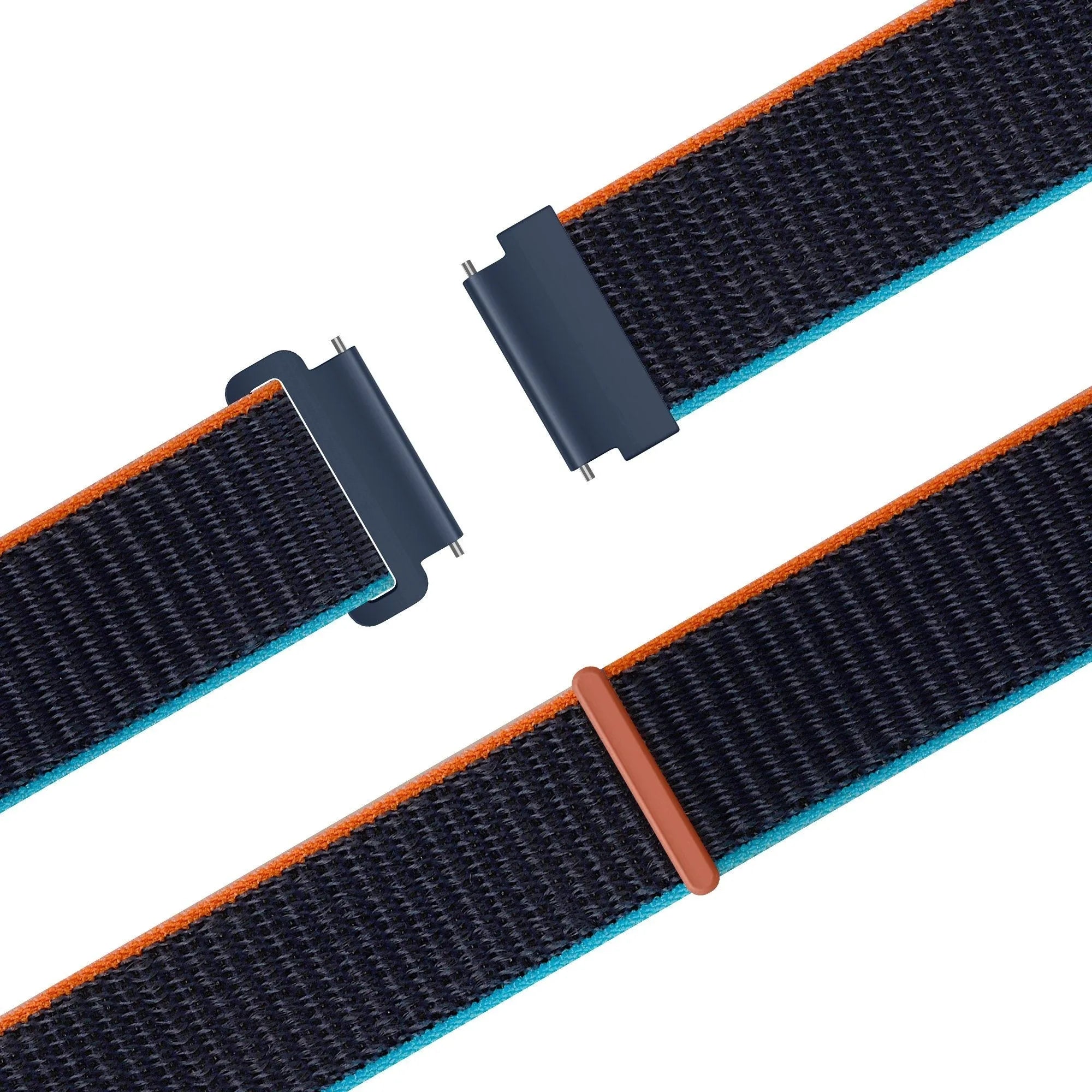 Bandz Amazfit Balance 2 Nylon Strap 'Easy fit' (Dark Blue Mix)