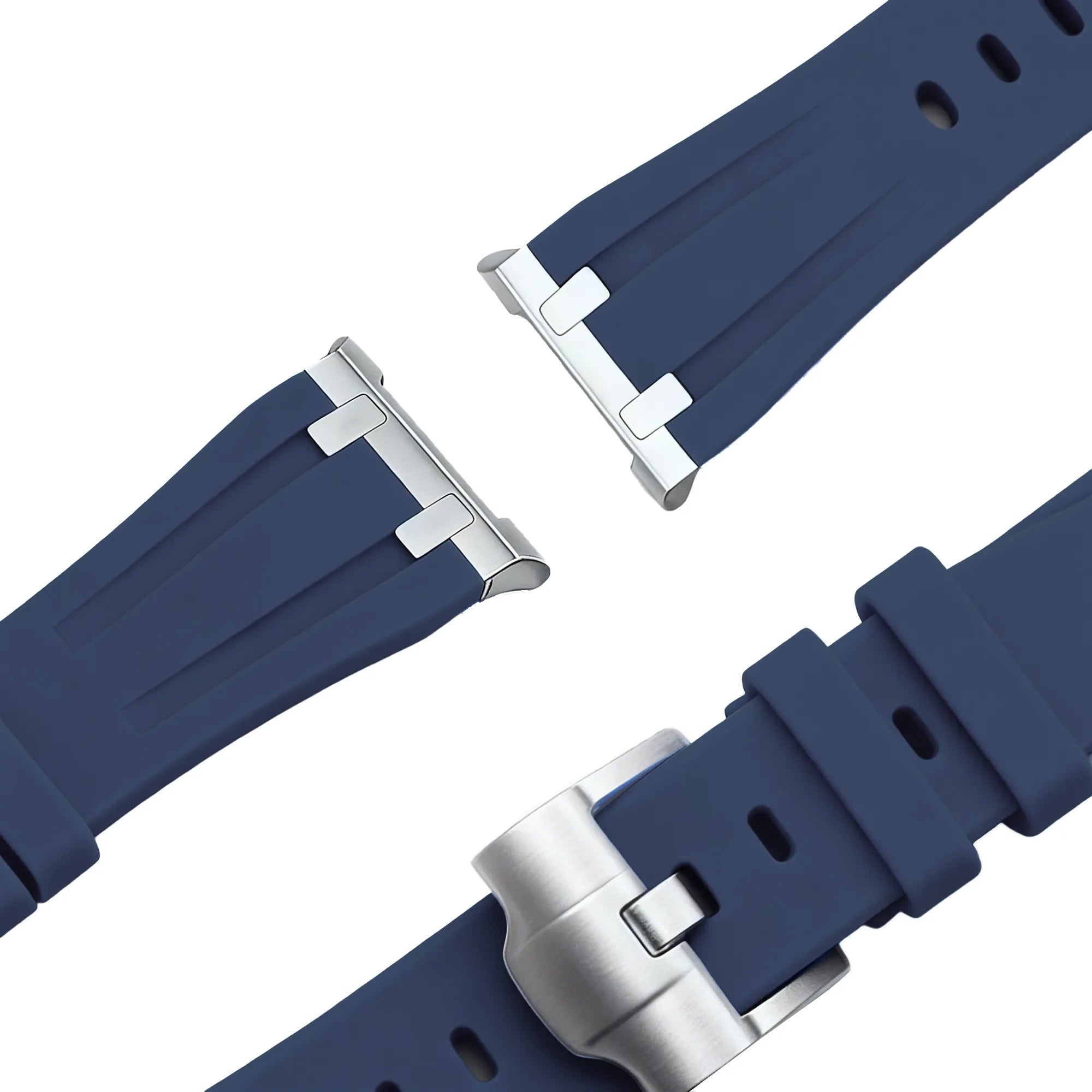 Bandz Correa silicona 'Luxe Liquid' Samsung Galaxy Watch 8 Classic (azul oscuro)