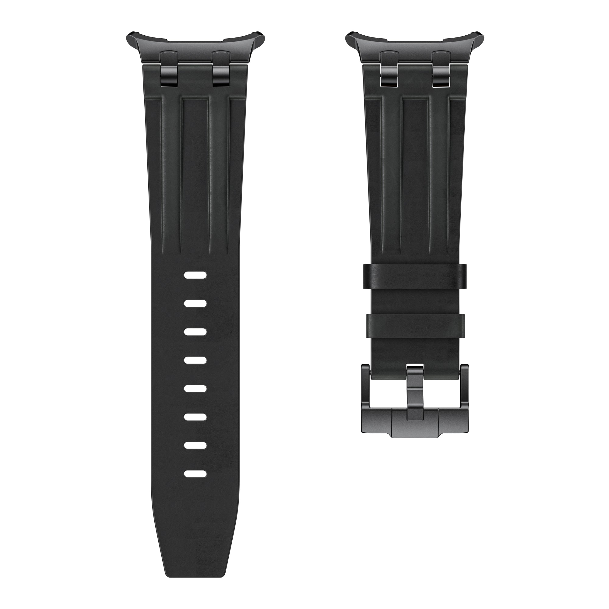 Samsung Galaxy Watch Ultra 2 Solid Leather Strap (Black)