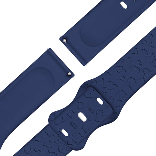 Bandz Correa silicona ‘Leopard’ Garmin Bounce 2 (azul oscuro)