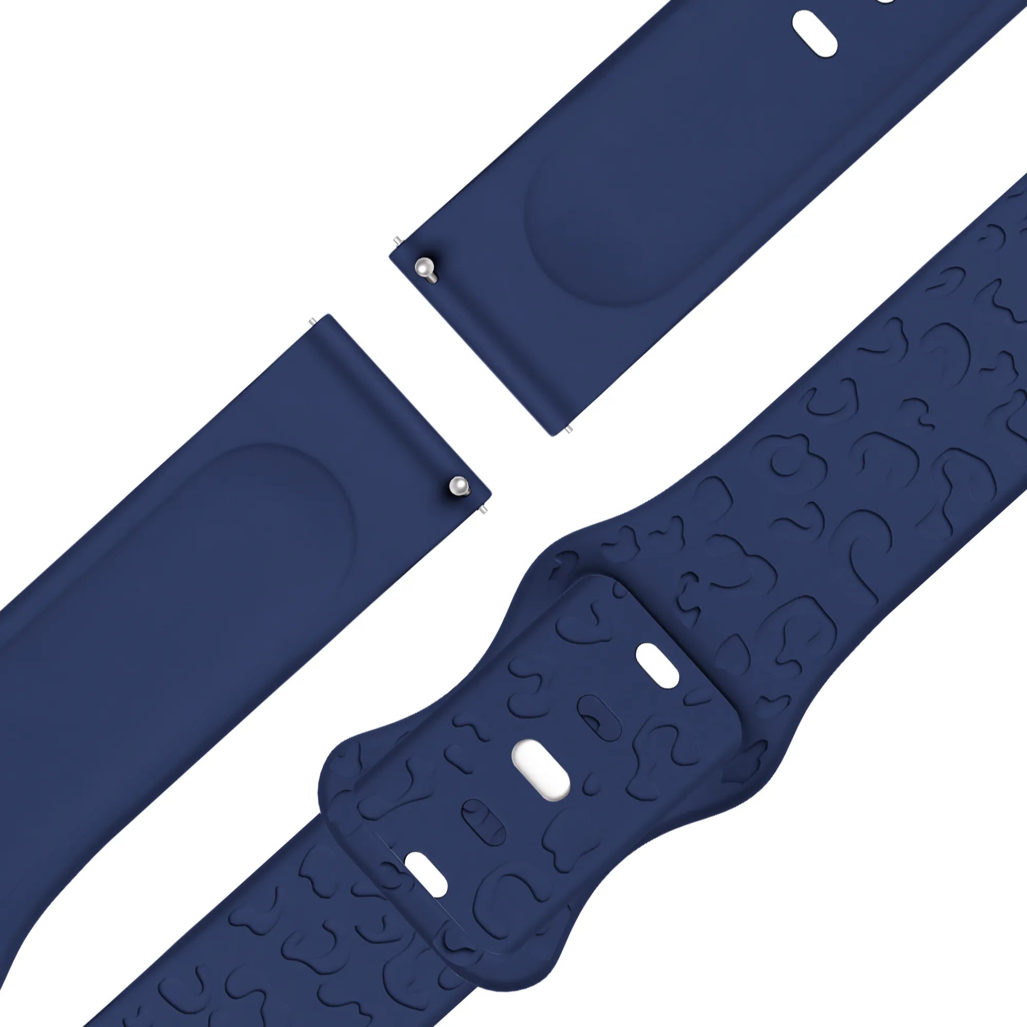 Bandz Correa silicona ‘Leopard’ Garmin Bounce 2 (azul oscuro)