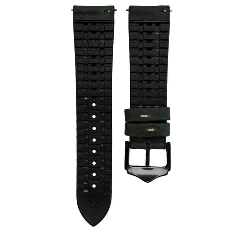 Amazfit GTR Mini Leather / Silicone Strap (Green)