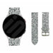 Withings ScanWatch 2 - 42mm Glitter Leather Strap (Silver)