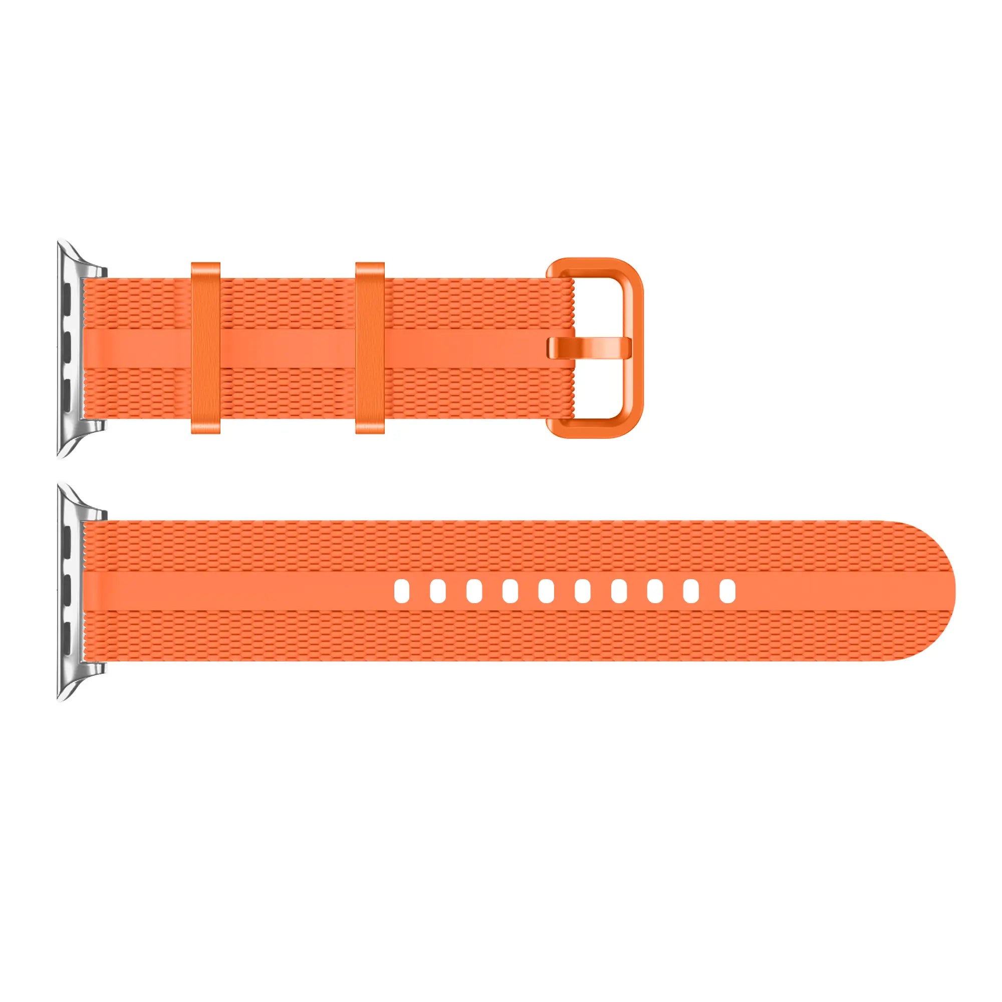 Correa activa silicona Apple Watch (naranja)