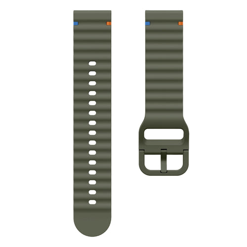 Correa ondulada Huawei Watch GT 7 Pro (verde militar)