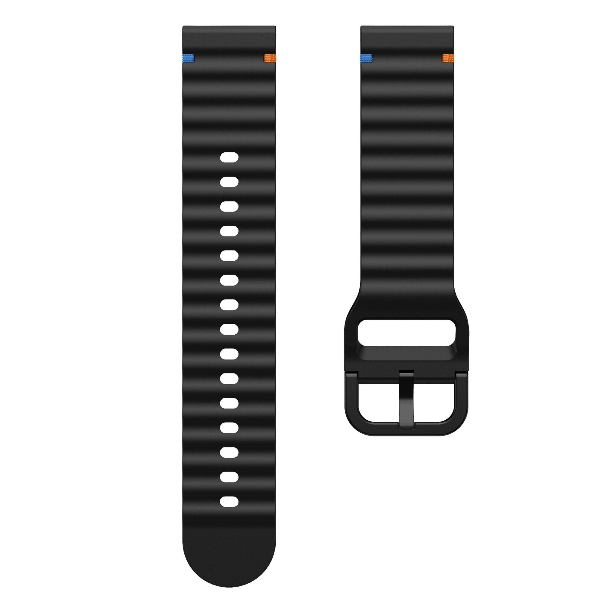 Correa silicona Ondulada CMF Watch Pro 3 (negro)