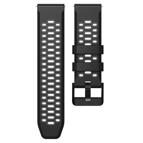 Universal 24mm Sport Buckle Strap (Black/Grey)