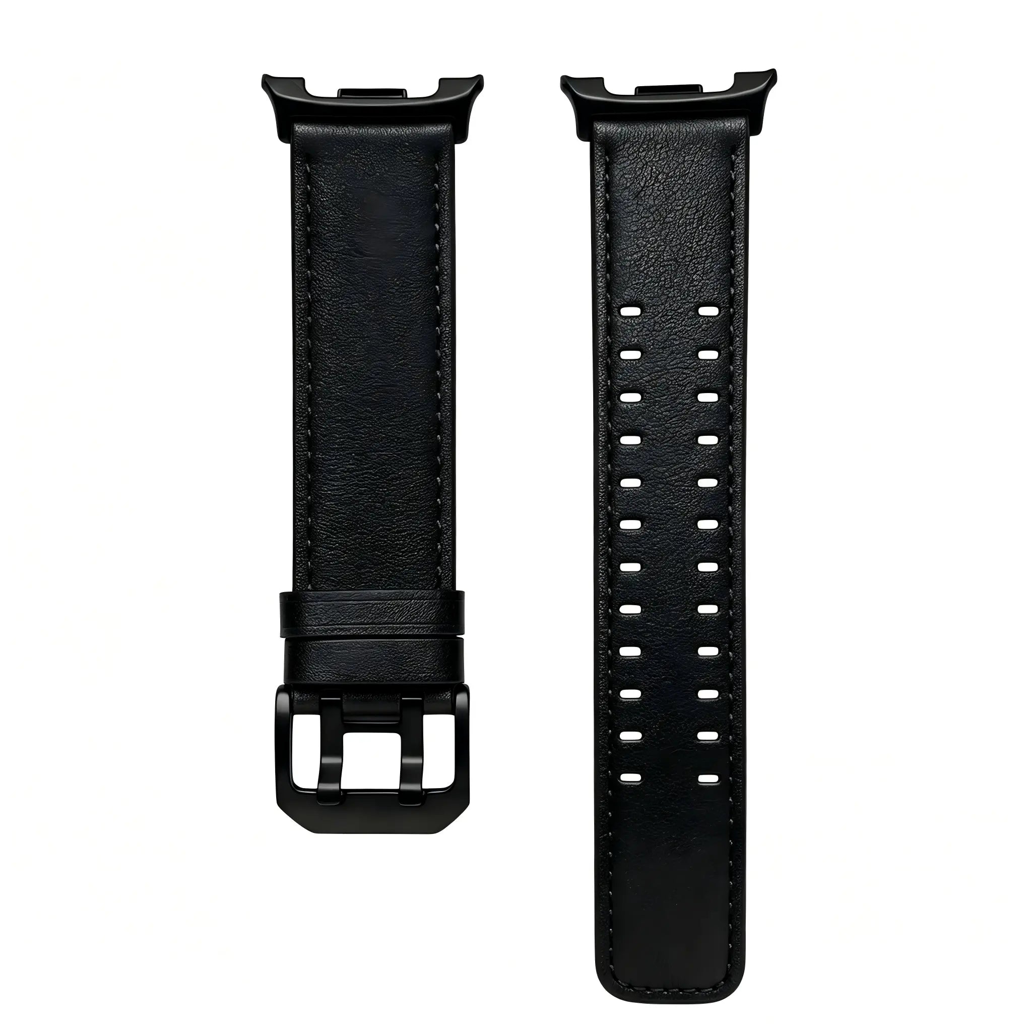 Samsung Galaxy Watch 9 - 44mm Double Pin Leather Strap (Black)