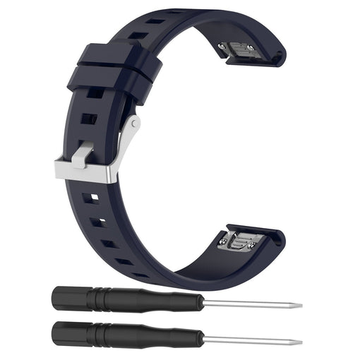 Correa silicona brillante Garmin Instinct (azul oscuro)