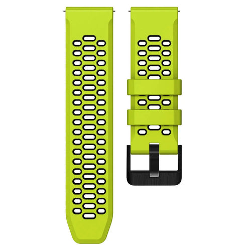 Correa deportiva con hebilla Coros Apex 4 - 46mm (lima/negro)