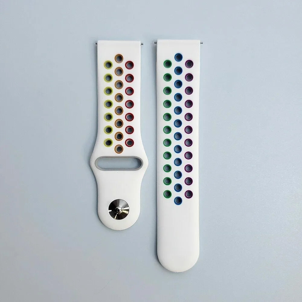 Correa deportiva Oppo Watch X (blanco/colorida)