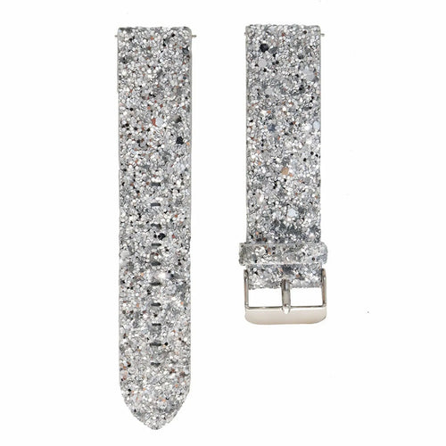 Amazfit GTR Mini Glitter Leather Strap (Silver)