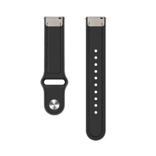 Suunto 9 Peak Leather Hybrid Strap (White)