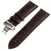 Correa cuero Samsung Galaxy Watch 4 Classic 46mm (marrón oscuro lujo)