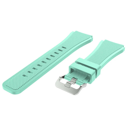 Gard Pro Health Smartwatch 3 - 48mm Twill Silicone Strap (Aqua)