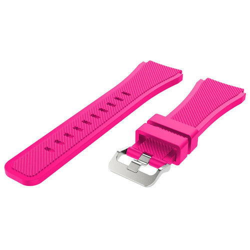 Correa silicona twill Gard Pro Health 4 smartwatch (rosa intenso)