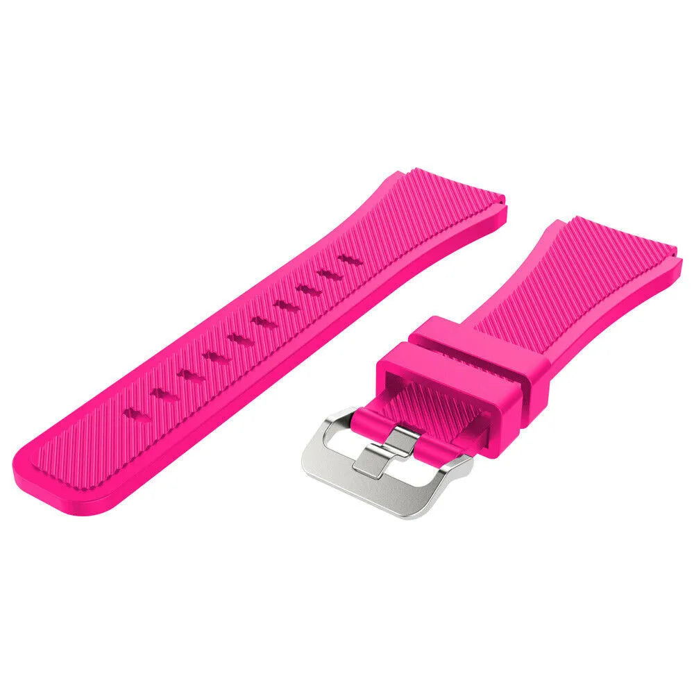 Coros Pace 4 Twill Silicone Strap (Bright Pink)