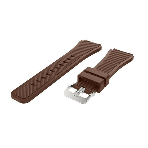 Correa silicona twill Huawei Watch GT 7 Pro (marrón)