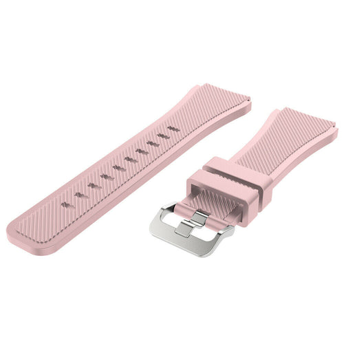Correa silicona twill Huawei Watch GT 7 Pro (rosa)
