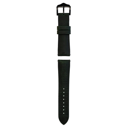 Correa de silicona/cuero Samsung Galaxy Watch 3 de 41 mm (verde)