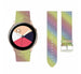 Correa cuero con purpurina Samsung Galaxy Watch Active (arcoíris)