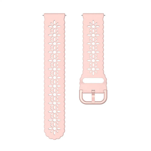 Correa de silicona con relieve Amazfit Bip U (Pro) (rosa)