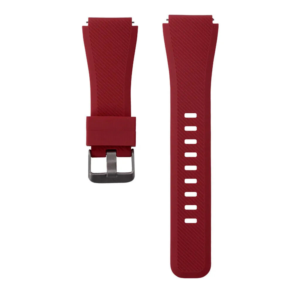 Correa silicona twill Gard Pro Health Smartwatch 2 (rojo vino)