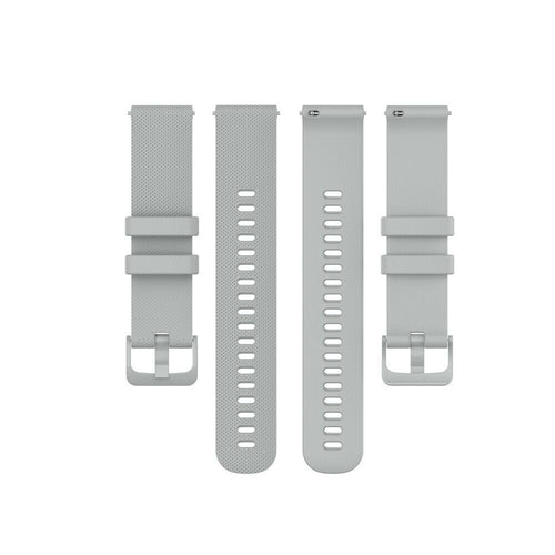 Correa reloj silicona premium 20mm - universal (gris)