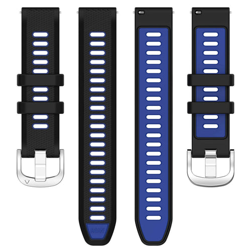 Correa deportiva con hebilla Garmin Vivoactive 6 (negra/azul)