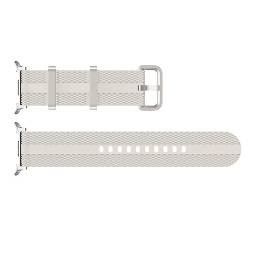 Samsung Galaxy Watch 9 - 44mm Silicone Active Strap (Starlight)