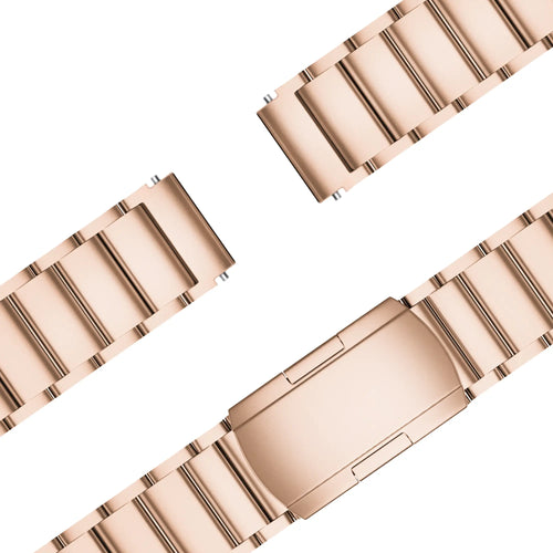 Bandz Correa titanio con eslabones Garmin Forerunner 255s (oro rosado)