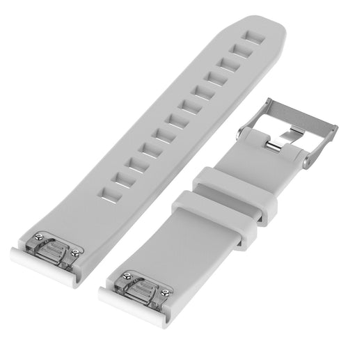 Garmin Instinct Glossy Silicone Strap (White)