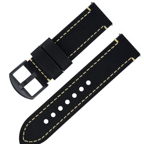 Withings ScanWatch Light Genuine Leather Strap (Black)
