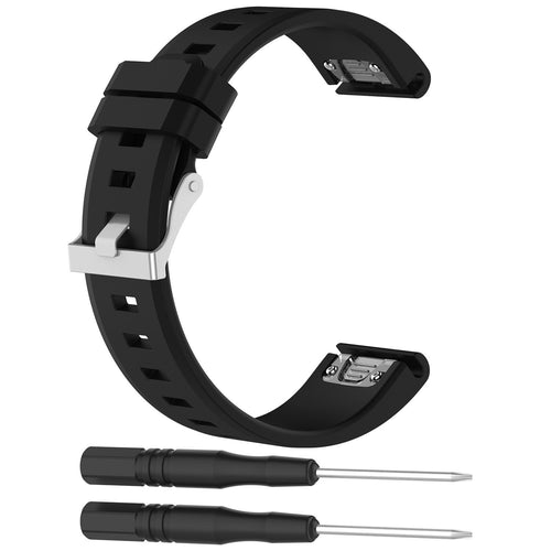 Garmin D2 Delta Glossy Silicone Strap (Black)