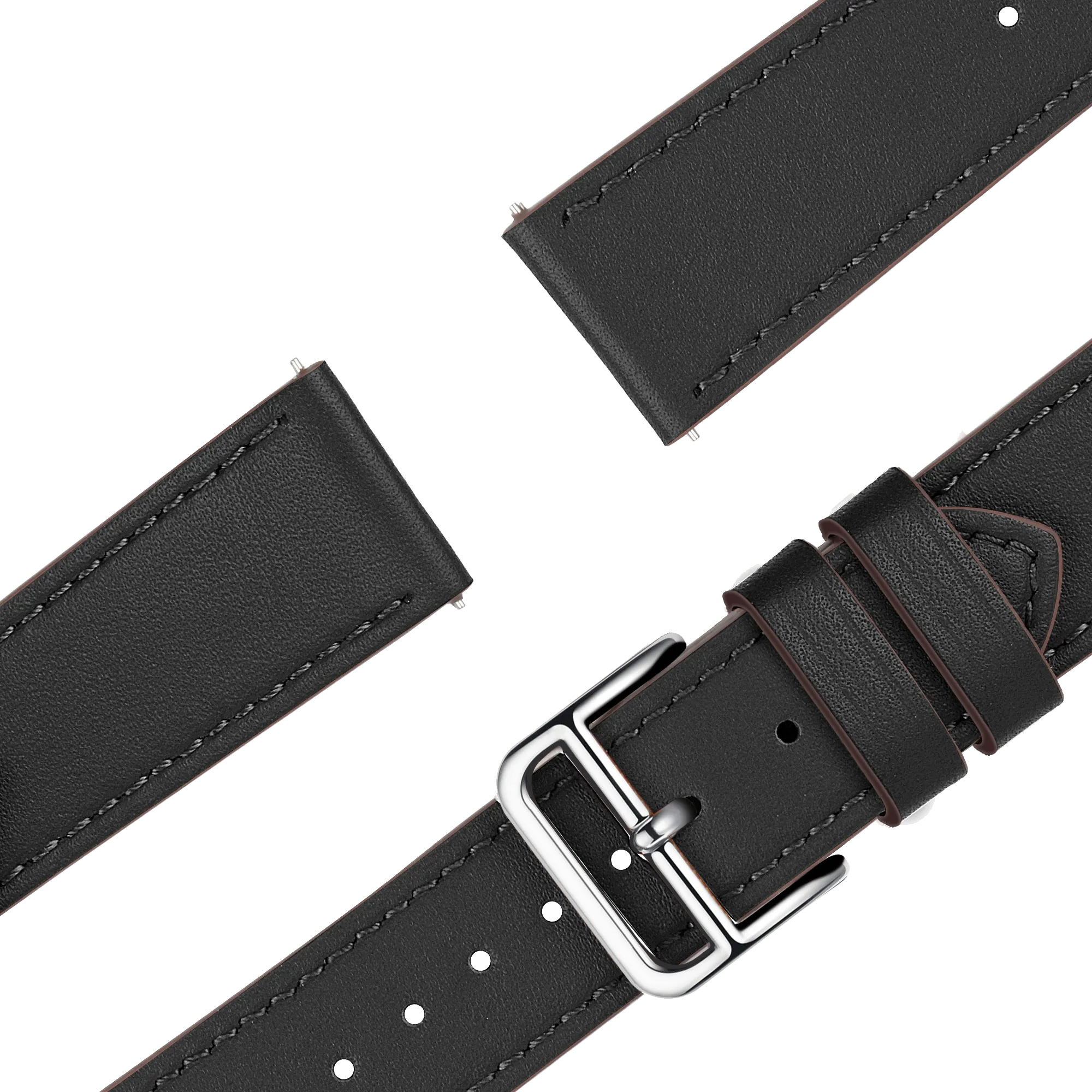 Bandz Garmin Bounce 2 Leather Strap 'Deluxe' (Black)