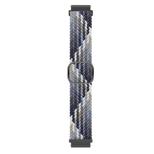 Amazfit Bip 3 (Pro) Adjustable Braided Strap (Black/White)