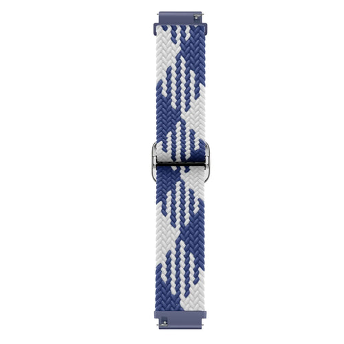 Correa trenzada ajustable Amazfit GTR Mini (azul/blanco)