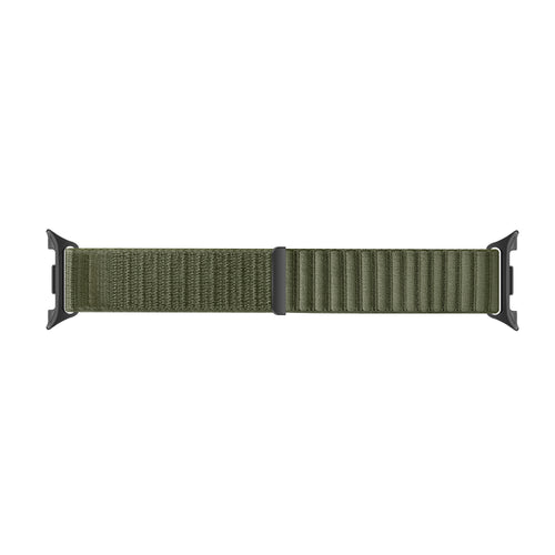 Correa nylon Wave Samsung Galaxy Watch 8 Classic (verde oscuro)