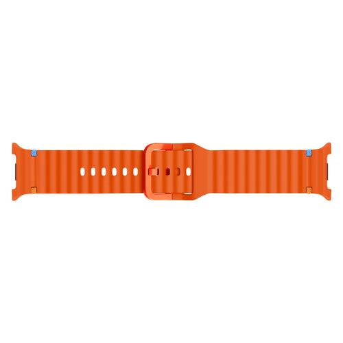 Samsung Galaxy Watch 8 - 40mm Wave Silicone Strap (Orange)
