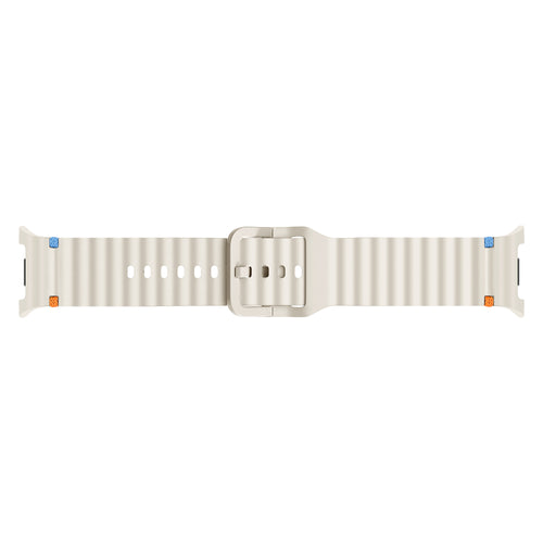 Correa silicona Wave Samsung Galaxy Watch 8 - 44mm (blanco estrella)