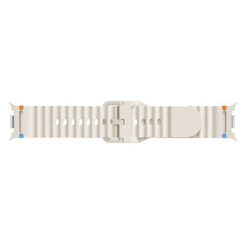 Correa silicona Wave Samsung Galaxy Watch 8 - 40mm (blanco estrella)
